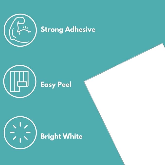 PSBM Thermal Transfer Labels, 4x2 Inch, 4 Rolls, 2875 Labels/Roll, 3 Inch Core, Perforated, Must Have Thermal Ribbon (Not Included)