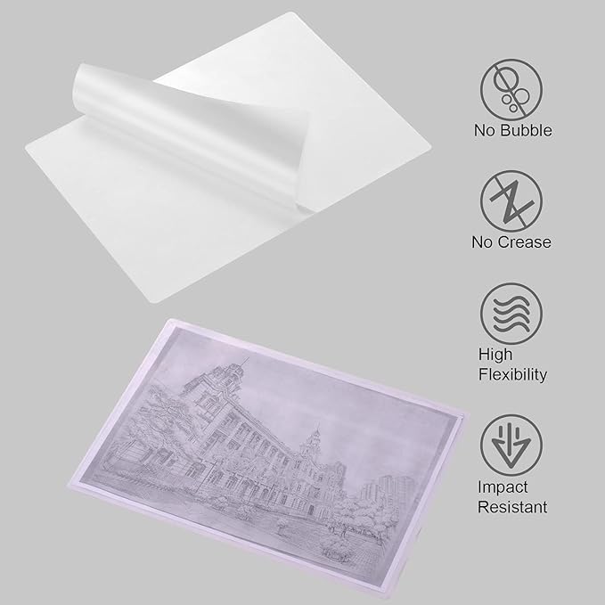 Immuson Thermal Laminating Pouches 8.9 x 11.4, 5 Mil Thickness, Crystal Clear Finish, 100 Pack