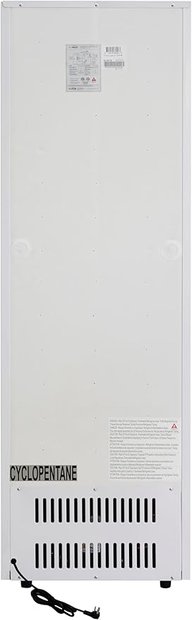 KoolMore KM-MDR-9CPWH 22 in. One-Door Commercial Merchandiser Refrigerator in White, 9 cu. ft. ETL Listed for Safety and Sanitation