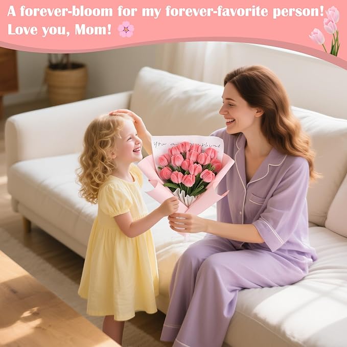 500 PCS Pipe Cleaners Craft Kit for Flower Making Lily DIY Material Bundle with 20 Stems, 100 Stamens, Ribbon, Tulle, Glue Sticks & Step-by-Step Guide Vibrant Colors, Non-Shedding, Fade-Resistant