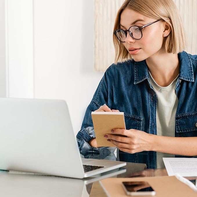 20 Pack Lined Memo Pads 4”x6” Note Pads - 100 Sheets Each Lined Paper Notepad- Small Memo Scratch Pad Writing Pads(Double Sided Printed)