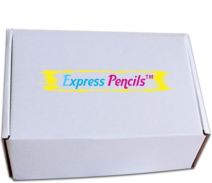 ExpressDesigns™ - Blue Ink Personalized Pens Rubberized - The Cameron - Custom Printed Name Pens - Imprinted with Logo or Message - Includes Personalization - 6 Pack (Blue)