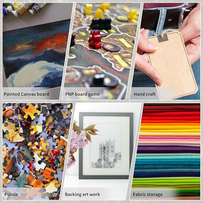 25 Pcs Book Board, Binder Board, Cover Board, Heavy Duty Chipboard for Book Binding, DIY Cardboard (White, 9 x 6 Inch 80PT)