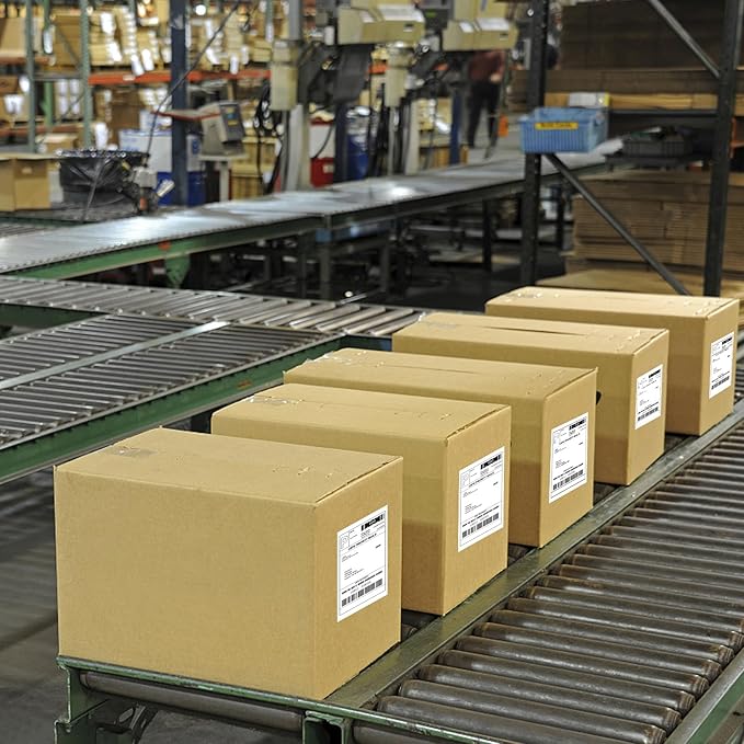 4" x 6" Thermal Labels, 2000 Fanfold Labels, Direct Thermal Shipping Label Compatible with Nelko, Rollo, Zebra, Brother, Orgbro, Munbyn, Jadens Shipping Label Printer, Commercial Grade