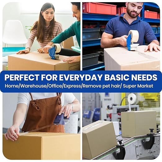 ADHES Packing Tape Shipping Tape Packaging Tape for Moving Boxes, 60yard Per Roll 1.88inch Width 2.7Mil Thickness