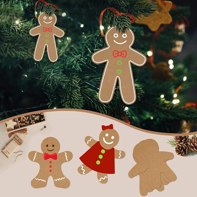 24 Sheets Brown Cardstock 8.5 x 11 Kraft Paper, Goefun 80lb Card Stock Printer Paper for Invitations, Menus, Crafts, DIY Cards