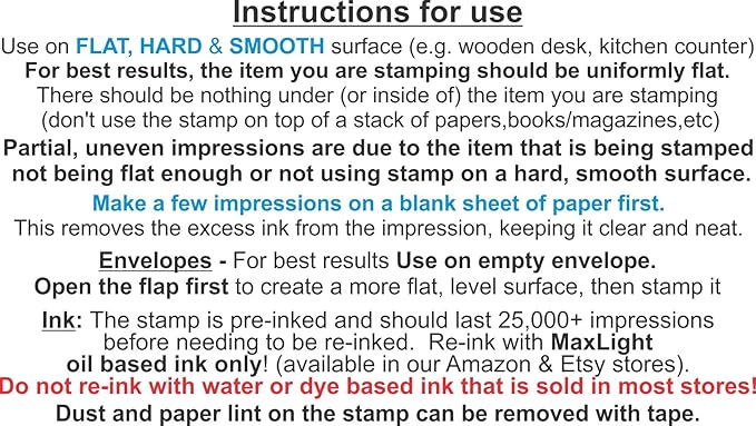 Address Stamp - Personalized Self Inking Return Address Stamper - Black Ink - Custom Wedding Stamp for Invitation Envelopes