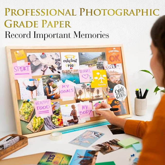 A-SUB Inkjet Glossy Photo Paper 11X17 Inches 48lb 180gsm Professional Glossy Photographic Paper for Inkjet Printers Dye Ink 100 Sheets