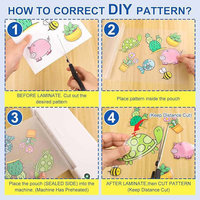 300 Pack Laminating Sheets, 3 Mil, 9 x 11.5 Inches Thermal Laminating Pouches Lamination Sheet Paper for Laminator, Clear, Letter Size, Office and School Supplies