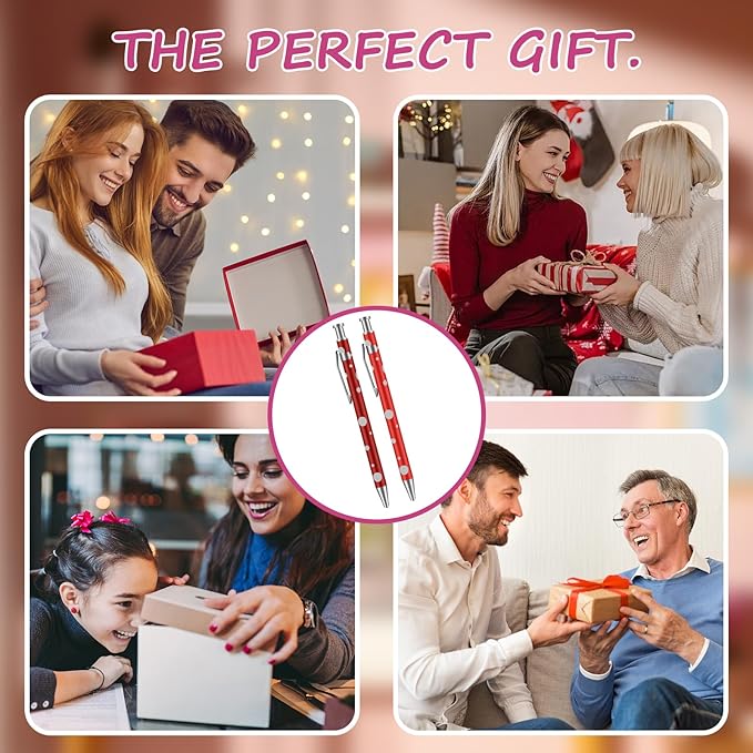 Retractable Ballpoint Pens, Assorted Colors, Men Women Retractable Pens,1.0 mm Black Ink (36)