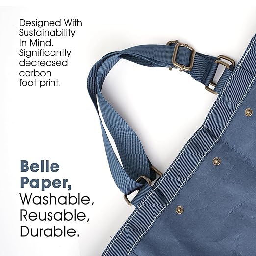 Kitchen Recycling Bin Indoor, Paper, Can, Trash Recycle Bin Combo (Navy+Grey)