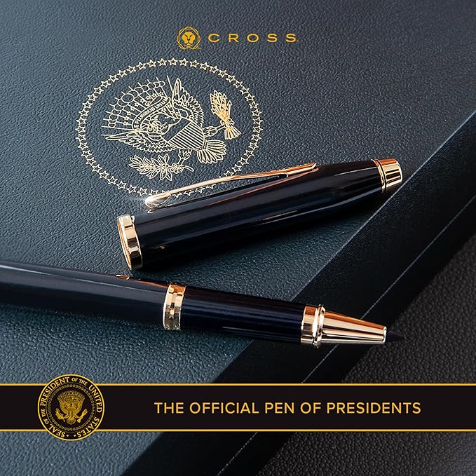 Cross Century II Refillable Ballpoint Pen Presented in a Luxury Gift Box - Medium Point, Black Ink, Gold
