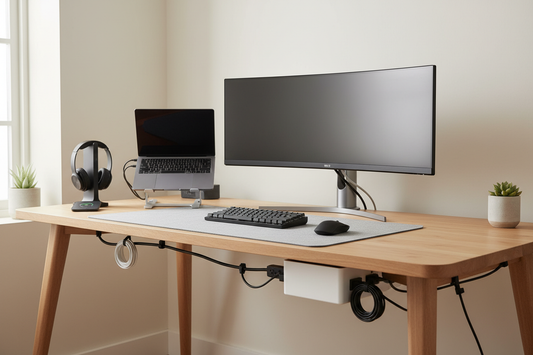 How to Organize Cables & Tech on Your Desk (Without the Mess)