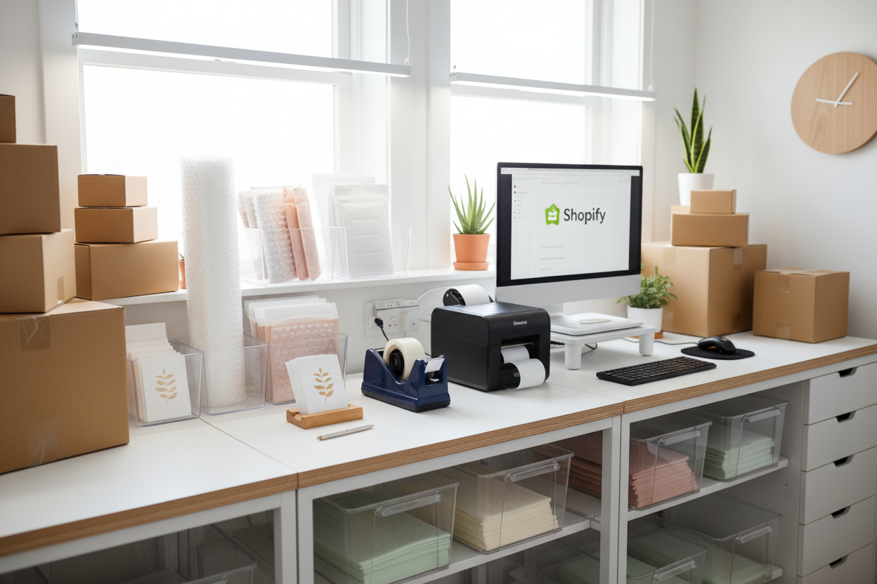 📦 Packaging Supplies Every Shopify Store Owner Should Keep in Stock (2026)