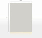 Colored Copy Paper, 20 LB (75 GSM) 8.5 X 11, 500 Sheets (Grey)