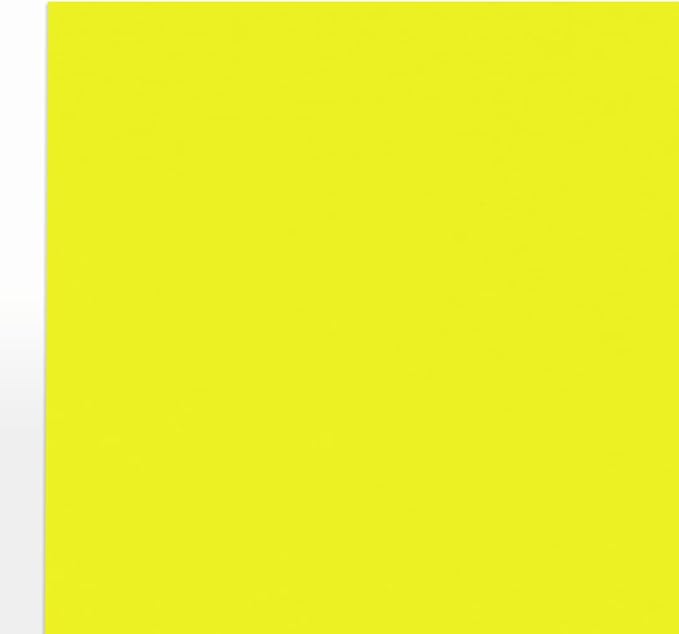LUXPaper 8.5" x 11" Paper | Letter Size | Citrus Yellow | 80lb. Text | 50 Qty