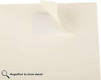 JAM PAPER Return Address Labels - Standard Mailing - 1 x 2 5/8 - Ivory - 120 Shipping Labels/Pack