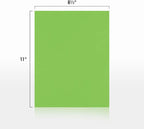 LUXPaper 8.5" x 11" Paper | Letter Size | Limelight Green | 80lb. Text | 50 Qty