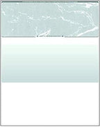 500 Blank Check Stock - Check on Top - Green Marble