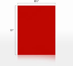 LUXPaper 8.5" x 11" Paper | Letter Size | Holiday Red | 60lb. Text | 500 Qty