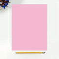 Colored Copy Paper, 20LB (75 GSM) 8.5 X 11, 500 Sheets Per Ream (PINK)