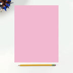 Colored Copy Paper, 20LB (75 GSM) 8.5 X 11, 500 Sheets Per Ream (PINK)