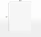 LUXPaper 8.5" x 11" Classic Crest Paper | Letter Size | Brilliant White | 70lb. Text | 1,000 Qty