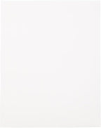 JAM PAPER Laminated Two Pocket Glossy School Folders - Letter Size - High Gloss White - Bulk 100/Box