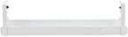 StarTech.com Under Desk Cable Management Tray, Length Adjustable, Clamp-On Installation, No Drilling Required, White