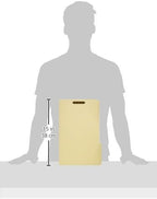 Pendaflex Manila File Folders Legal Size 2 Fasteners | 1/3 Cut Tabs | Reinforced Tabs | For Desk & Drawer | 50 Per Box, Pack of 5