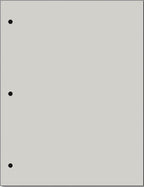 Copy And Printing Color Paper, 20 Lb. 3 Hole Punch 500 Sheets Per Ream. (Grey)