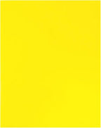 JAM PAPER Custom Printed Semi-Gloss Folders with Round Corner Pockets - Personalized Logo & Text - 12pt C1S - Yellow - 250/Pack