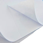 BESTEASY 1000 Round Corner Half Sheet Self Adhesive Shipping Labels for Laser and Ink Jet Printers, White Blank (500 Sheets, 1000 Labels)