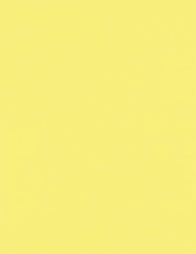 LUXPaper 8.5" x 11" Paper | Letter Size | Pastel Canary Yellow | 60lb. Text | 50 Qty