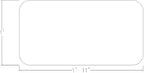 Escape 12" Freestanding Desk Divider | Eco-Friendly Acoustic Privacy Screen | Noise Reducing Desk Partition | 23" Wide | White