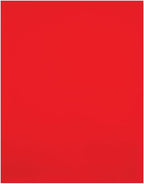 JAM PAPER Custom Printed Semi-Gloss Folders with Round Corner Pockets - Personalized Logo & Text - 12pt C1S - Red - 100/Pack