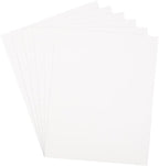 JAM PAPER Laminated Two Pocket Glossy School Folders - Letter Size - High Gloss White - Bulk 25/Pack