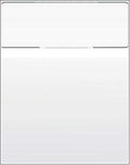 Compuchecks Check on Top Blank Check Paper - 100 Pack, Quick-Books & Laser Printer Compatible - Security Business Checks with Voucher - 8.5" x 11" Platinum Pinstripe