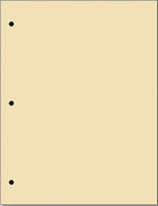 Copy And Printing Color Paper, 20 Lb. 3 Hole Punch 500 Sheets Per Ream. (Tan)