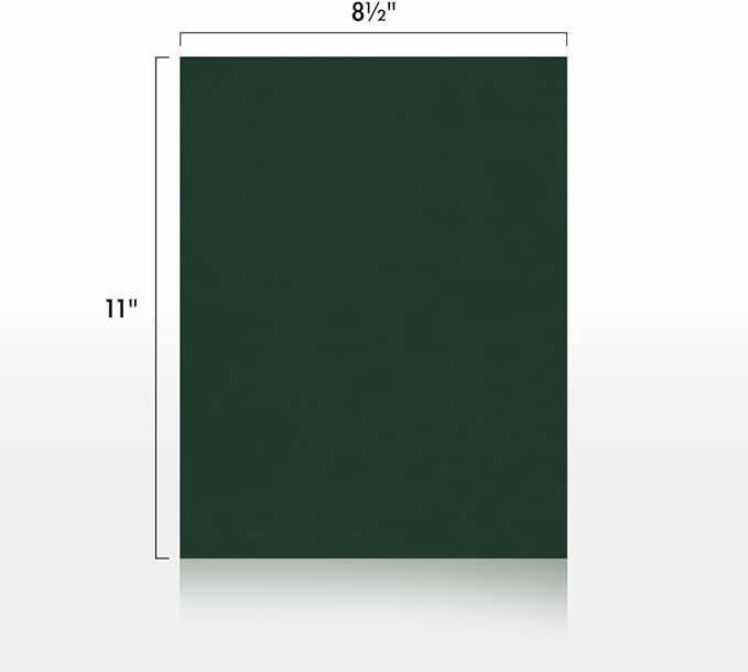 LUXPaper 8.5" x 11" Cardstock | Letter Size | Green Linen | 100lb. Cover (183lb. Text) | 500 Qty
