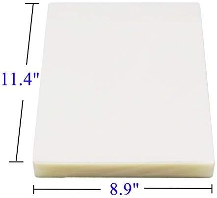 Immuson Thermal Laminating Pouches 8.9 x 11.4, 3Mil Thickness, Crystal Clear Finish, 1000 Pack