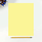 Colored Copy Paper, 20 LB (75 GSM) 8.5 X 11, 500 Sheets (Canary)