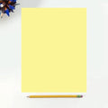 Colored Copy Paper, 20 LB (75 GSM) 8.5 X 11, 500 Sheets (Canary)