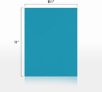 LUXPaper 8.5" x 11" Paper | Letter Size | Bright Blue | 60lb. Text | 250 Qty