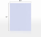 LUXPaper 8.5" x 11" Paper | Letter Size | Lilac Purple | 80lb. Text | 50 Qty