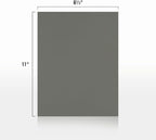 LUXPaper 8.5" x 11" Paper | Letter Size | Smoke Gray | 80lb. Text | 250 Qty