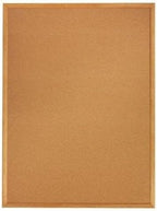 Quartet Cork Board, Bulletin Board, 4' x 6' Corkboard, Oak Finish Frame (307)