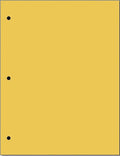 Copy And Printing Color Paper, 20 Lb. 3 Hole Punch 500 Sheets Per Ream. (Gold)