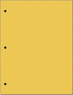 Copy And Printing Color Paper, 20 Lb. 3 Hole Punch 500 Sheets Per Ream. (Gold)