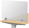 Portable Frosted Acrylic Desk Divider - Free Standing Privacy Panel for Office & Home - Student Test Shield, Desktop Privacy Screen, Noise Reduction, Workstation Privacy Solution